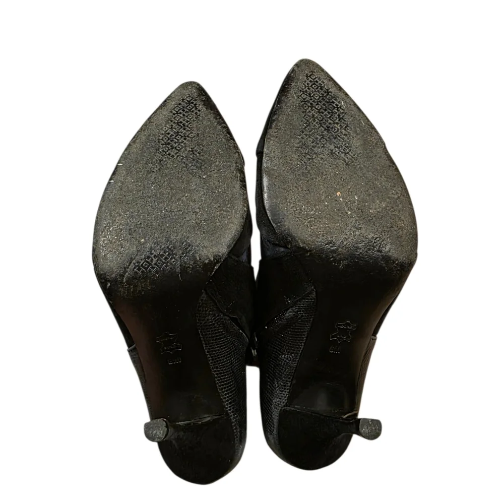 Tory Burch Lorelei Suede Leather Color-block Pointed-toe Pumps Size 8